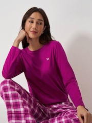Crew Clothing Company Red Long Sleeves Jersey & Flannel 100% Cotton Pyjamas Set - Image 3 of 5