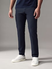 BOSS Dark Grey Commuter Tech Regular Fit Stretch Trousers - Image 1 of 4