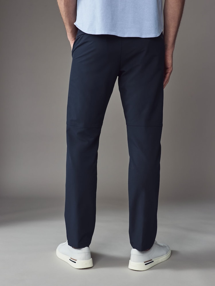 BOSS Dark Grey Commuter Tech Regular Fit Stretch Trousers - Image 2 of 4 BOSS Dark Grey Commuter Tech Regular Fit Stretch Trousers - Image 2 of 4
