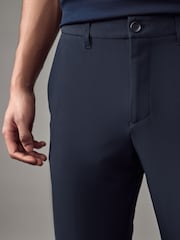 BOSS Dark Grey Commuter Tech Regular Fit Stretch Trousers - Image 3 of 4