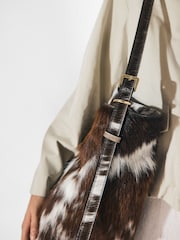 Animal Leather Shoulder Bag - Image 2 of 7