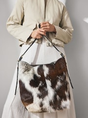Animal Leather Shoulder Bag - Image 4 of 7