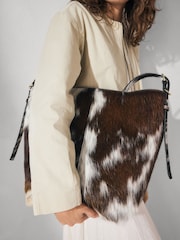 Animal Leather Shoulder Bag - Image 5 of 7