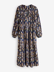 Baukjen Blue Kalina Printed Midi Dress - Image 4 of 5