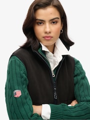 Superdry Black Active Fleece Gilet - Image 4 of 4