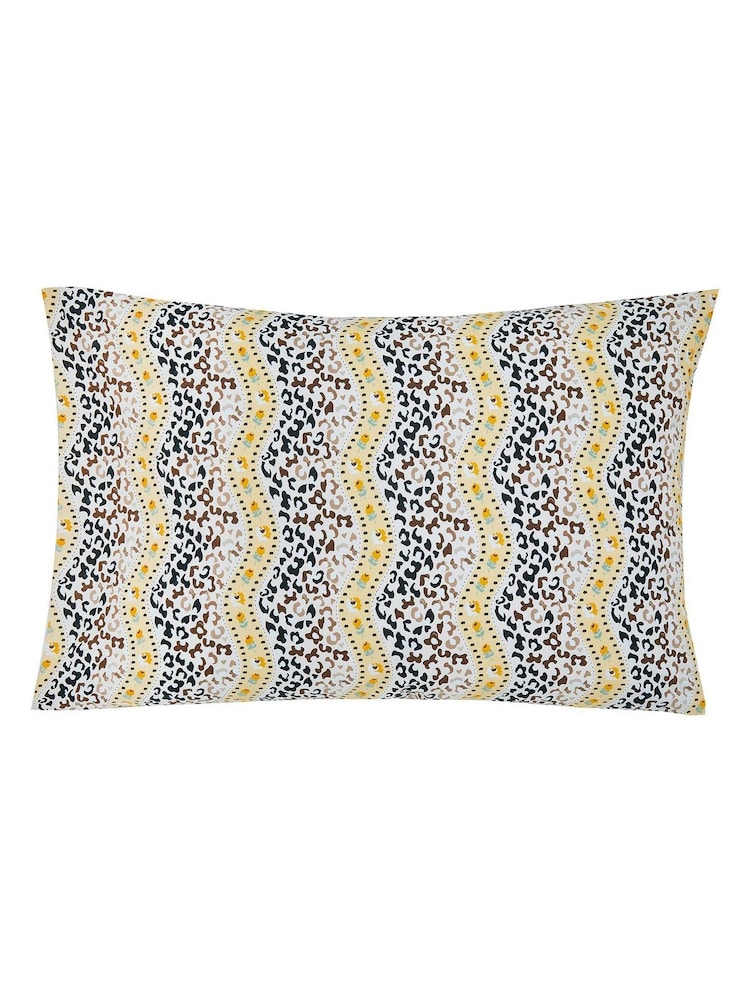 Cath Kidston Espresso Leopard Wiggle 100% Cotton Duvet Cover and Pillowcase Set - Image 4 of 4