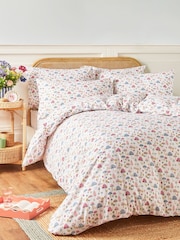 Cath Kidston Multi Mushroom Mini 100% Cotton Duvet Cover and Pillowcase Set - Image 1 of 4