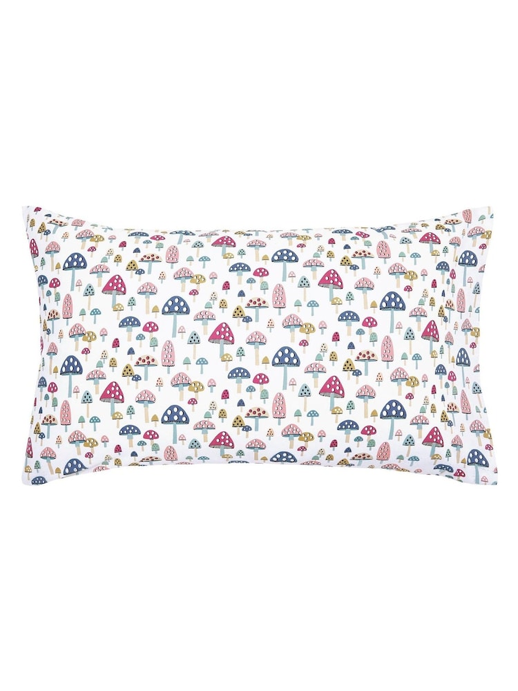 Cath Kidston Multi Mushroom Mini 100% Cotton Duvet Cover and Pillowcase Set - Image 4 of 4