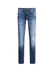 BOSS Dark Blue Delaware Regular Fit Stretch Denim Jeans - Image 1 of 4
