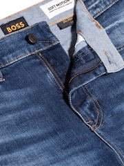 BOSS Dark Blue Delaware Regular Fit Stretch Denim Jeans - Image 4 of 4