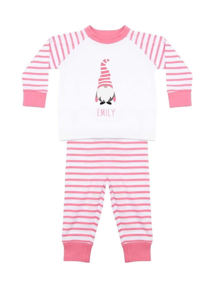 Personalised Childrens Christmas 100% Cotton Pyjamas by Koko Blossom - Image 1 of 4