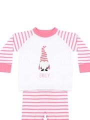 Personalised Childrens Christmas 100% Cotton Pyjamas by Koko Blossom - Image 2 of 4