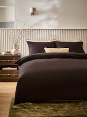 Conjunto de funda de edredón y funda de almohada de tejido con alto contenido en algodón - Imagen 1 de 4
