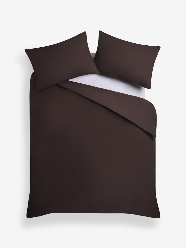 Conjunto de funda de edredón y funda de almohada de tejido con alto contenido en algodón - Imagen 4 de 4