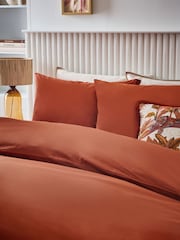 Conjunto de funda de edredón y funda de almohada de tejido con alto contenido en algodón - Imagen 2 de 4