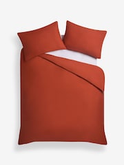 Conjunto de funda de edredón y funda de almohada de tejido con alto contenido en algodón - Imagen 4 de 4