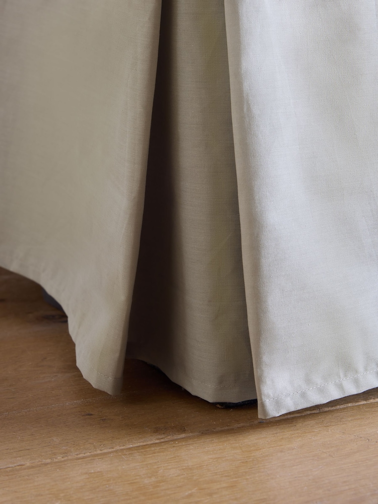 Silver Grey Cotton Rich Valance - Image 2 of 2 Silver Grey Cotton Rich Valance - Image 2 of 2