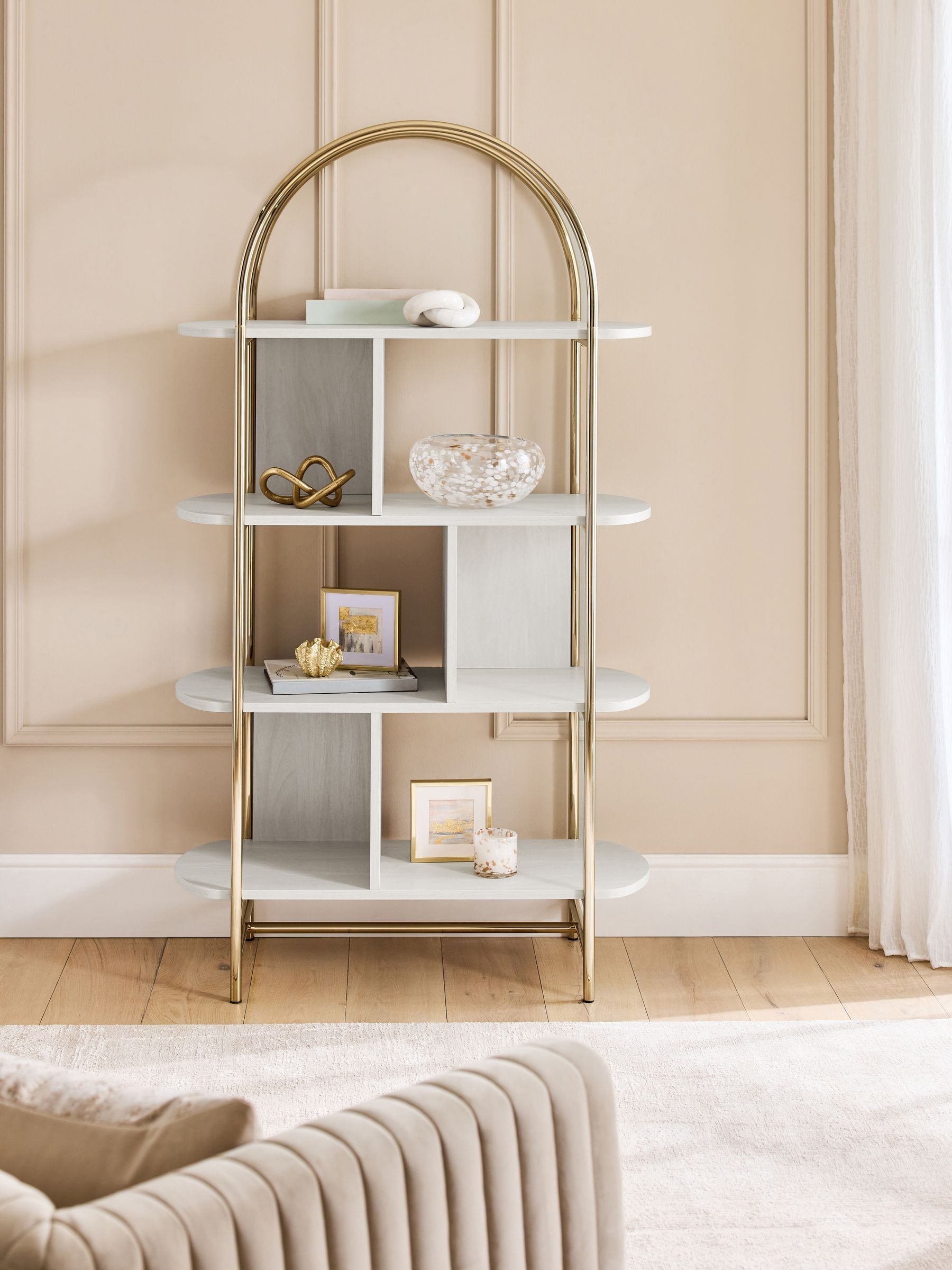 Buy Light Evie Oak Effect Display Shelf from the Next UK online shop