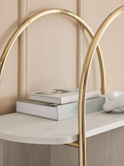 Light Evie Oak Effect Display Shelf - Image 3 of 7