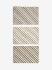 Light Grey Valencia Marble Mango Wood Corner Shelf - Image 10 of 11