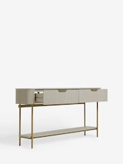 Light Grey Valencia Solid Mango Wood Large Sideboard - Image 6 of 8