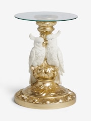 White Pair of Parrots Shaped Side Table - Image 3 of 4