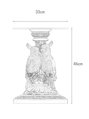 White Pair of Parrots Shaped Side Table - Image 5 of 5