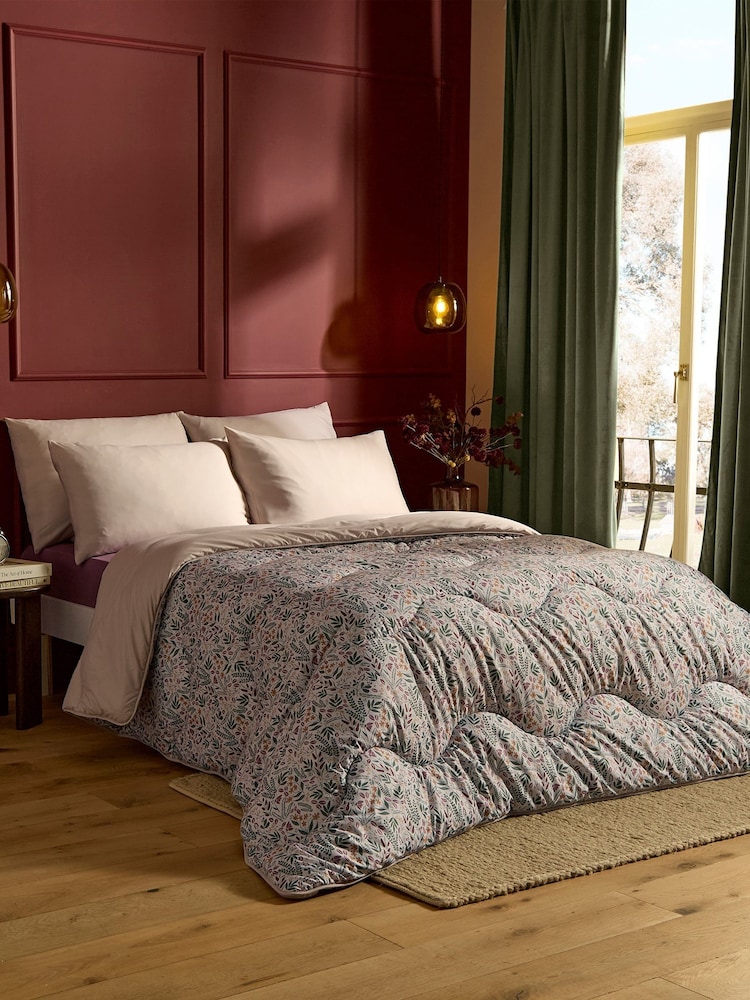 Night Lark Nordic Leaves 10.5 Tog Coverless Duvet Set - Image 1 of 6 Night Lark Nordic Leaves 10.5 Tog Coverless Duvet Set - Image 1 of 6