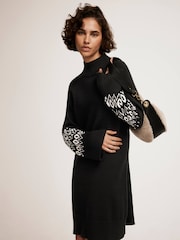 Mint Velvet Contrast Sleeve Mini Dress - Изображение 5 из 7