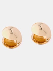 Mint Velvet Gold Tone Huggie Earrings - Image 1 of 2