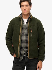 Superdry Green Outdoor Full Zip Fleece - Image 5 of 5