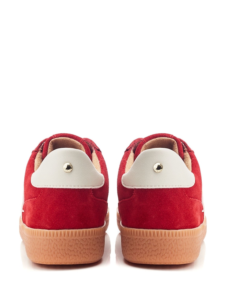 Moda in Pelle ALLETTE COLOUR BLOCK SUEDE TRAINER - Image 2 of 4