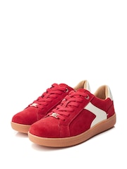 Moda in Pelle ALLETTE COLOUR BLOCK SUEDE TRAINER - Image 4 of 4