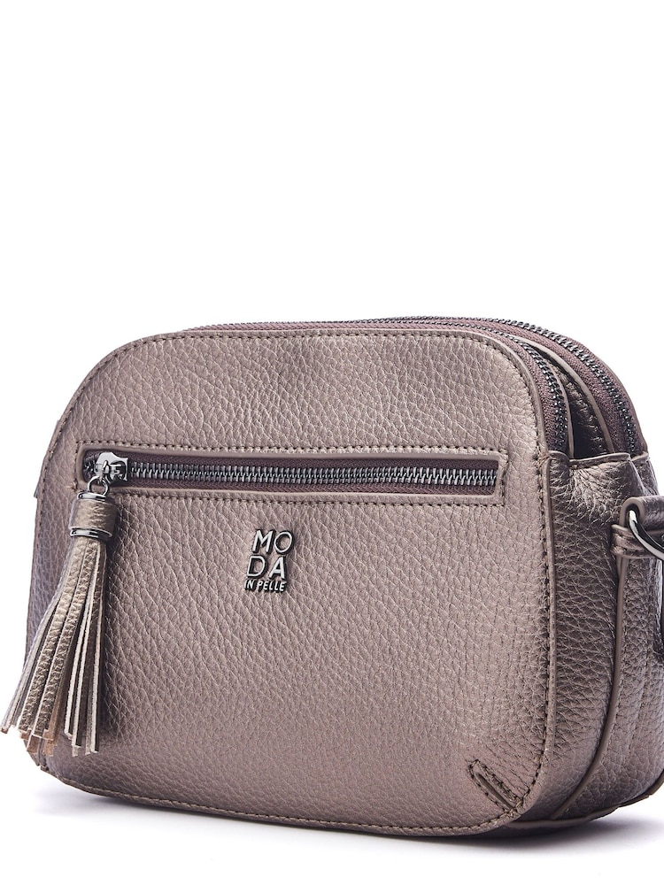 Moda in Pelle Aubree Tassel Detail Camera Bag - Image 4 of 4