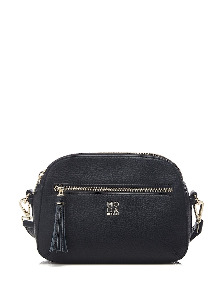 Moda in Pelle Aubree Tassel Detail Camera Bag - Image 1 of 4