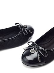 Moda in Pelle Ferme Smart Quilted Leather Ballerinas - Image 4 of 4