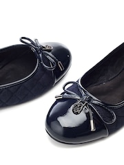 Moda in Pelle Ferme Smart Quilted Leather Ballerinas - Image 4 of 4