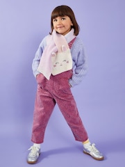 Angels By Accessorize Pink Girls Bunny Ombre Knit Scarf - Image 1 of 2