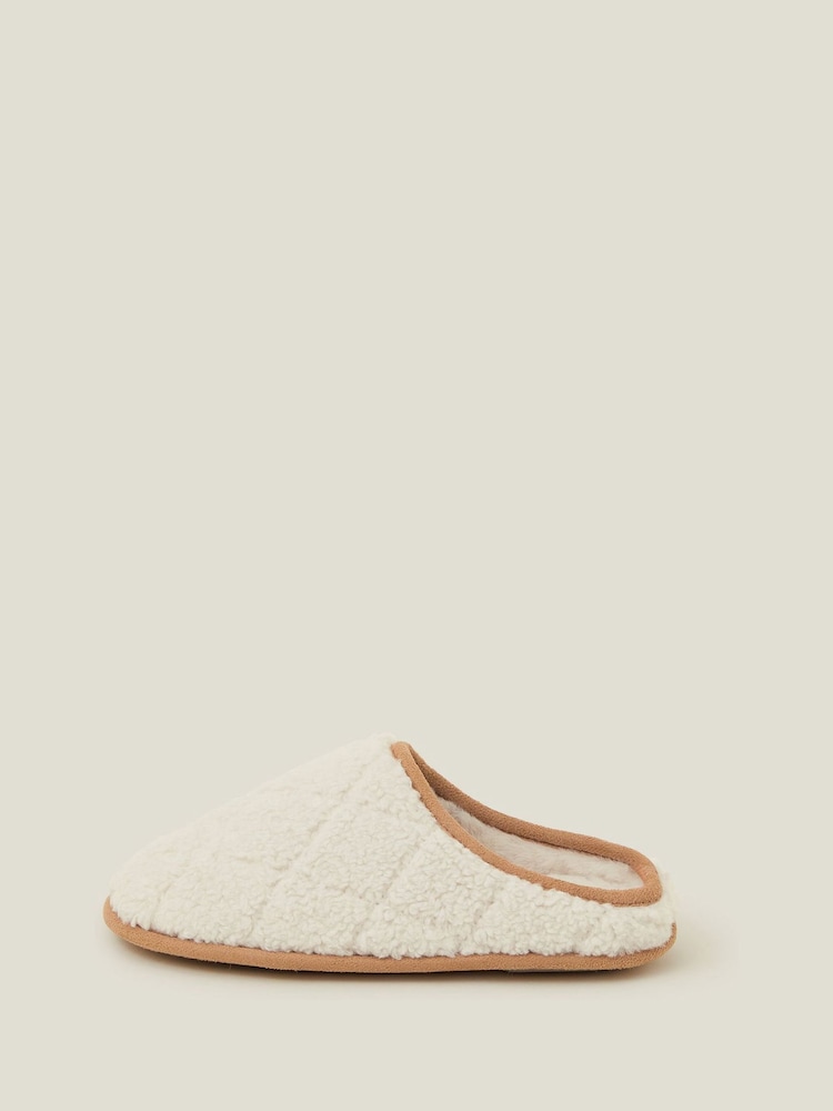 Accessorize Prešiti copati Mule iz umetnega krzna - Slika 2 iz 2 Accessorize Prešiti copati Mule iz umetnega krzna - Slika 2 iz 2