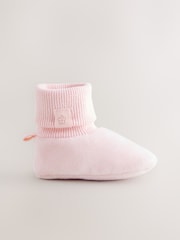 Pink Baby Bootie Shoes (0-18mths) - Image 2 of 4