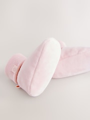 Pink Baby Bootie Shoes (0-18mths) - Image 4 of 4