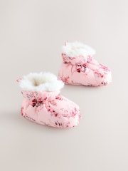 Pink Baby Snowboots (0-24mths) - Image 1 of 5