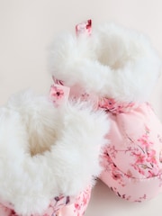 Pink Baby Snowboots (0-24mths) - Image 5 of 5
