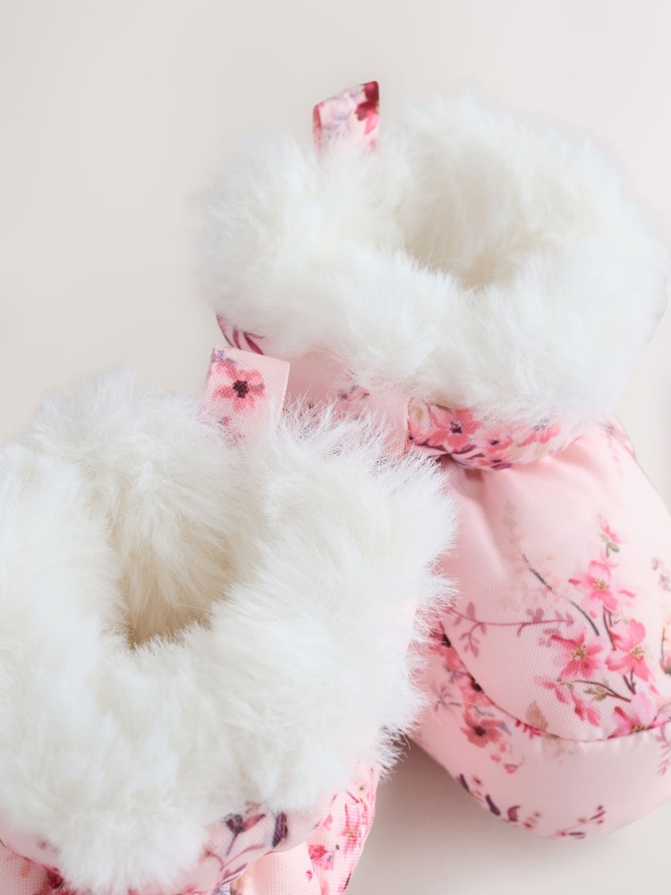 Pink Baby Snowboots (0-24mths) - Image 5 of 5