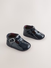 Navy Baby T Bar Shoes (0-18mths) - Image 1 of 5