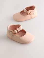 Pink Mary Jane Baby Shoes (0-24mths) - Image 1 of 5