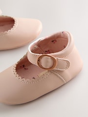 Pink Mary Jane Baby Shoes (0-24mths) - Image 5 of 5