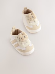 Neutral Bunny Baby Trainers (0-24mths) - Image 1 of 5