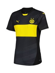 Puma Black Womens Borussia Dortmund Away Shirt 2024-25 - Image 2 of 3