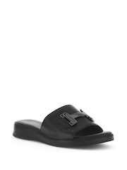 Gabor Oaty Leather Black Sandals - Image 3 of 5